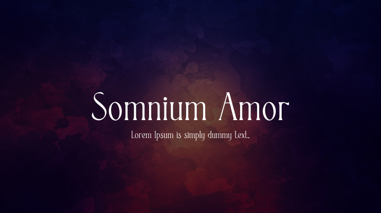 Somnium Amor Font