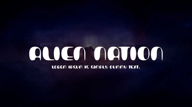 Alien Nation Font Family