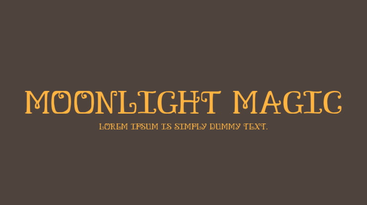 Moonlight Magic Font Family