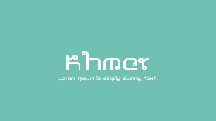 Khmer Font Family