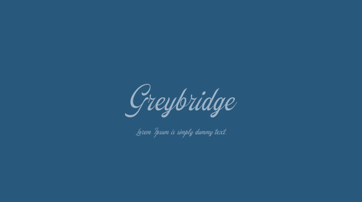 Greybridge Font