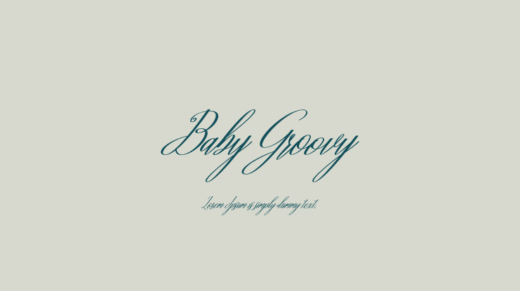 Baby Groovy Font