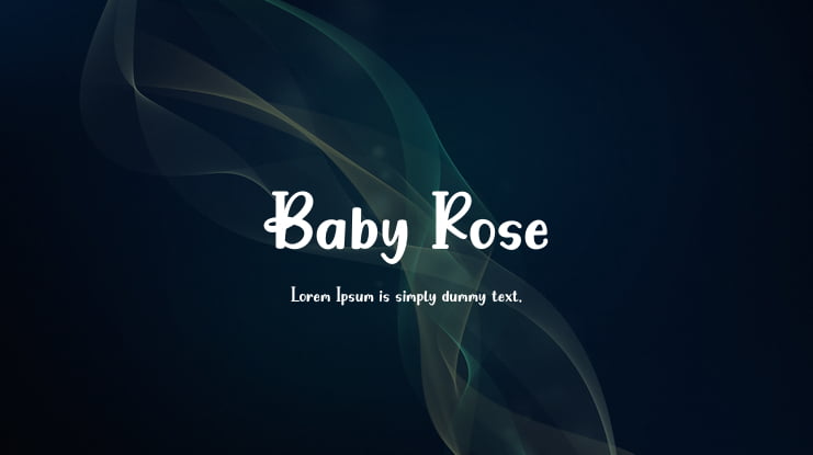Baby Rose Font