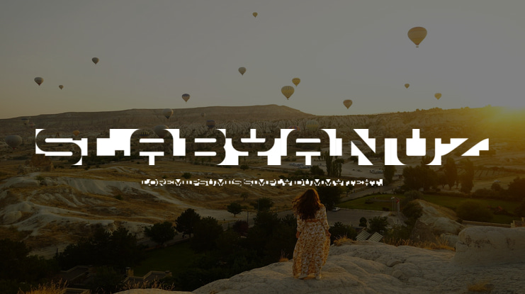 Slabyanuz Font
