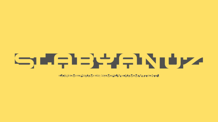 Slabyanuz Font