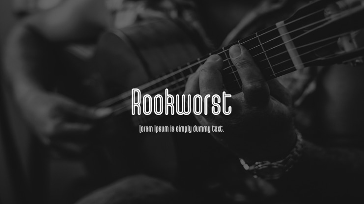 Rookworst Font