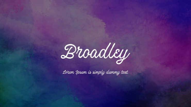 Broadley Font