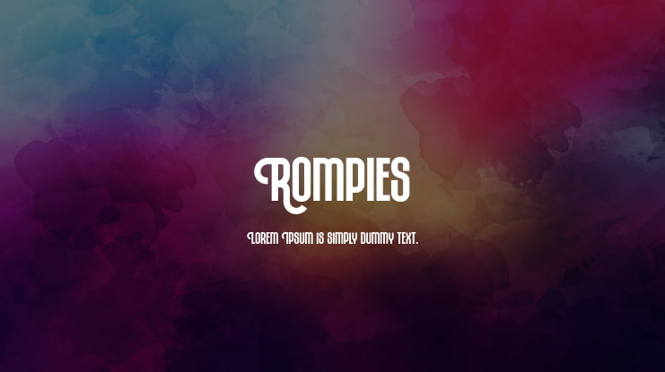 Rompies Font