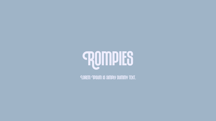 Rompies Font