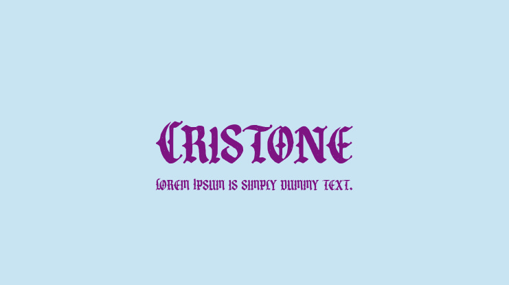 Cristone Font