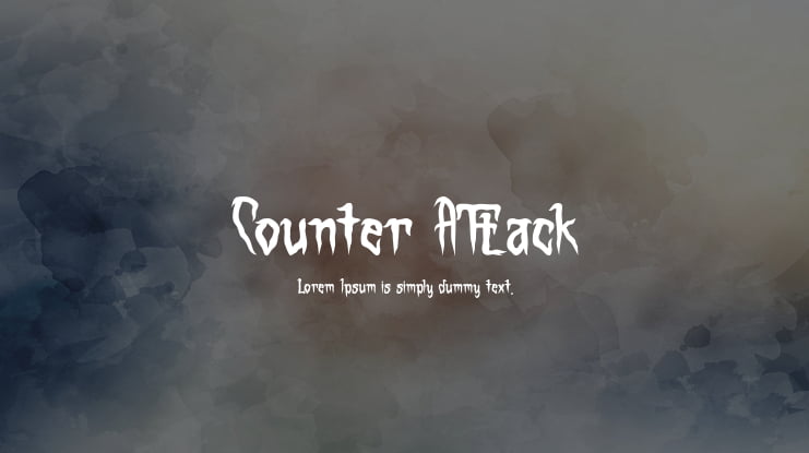 Counter Attack Font