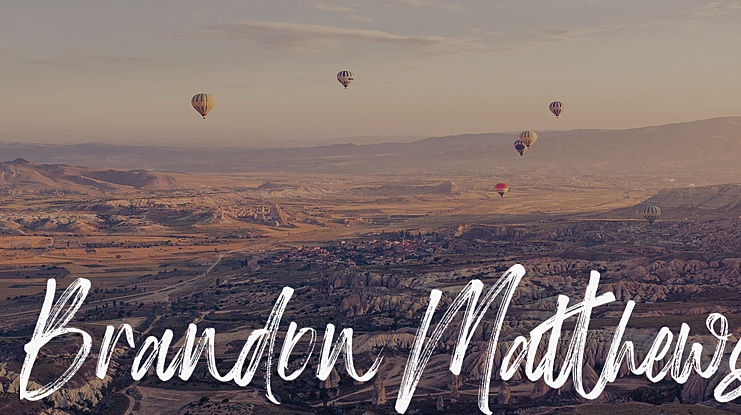Brandon Matthews Font