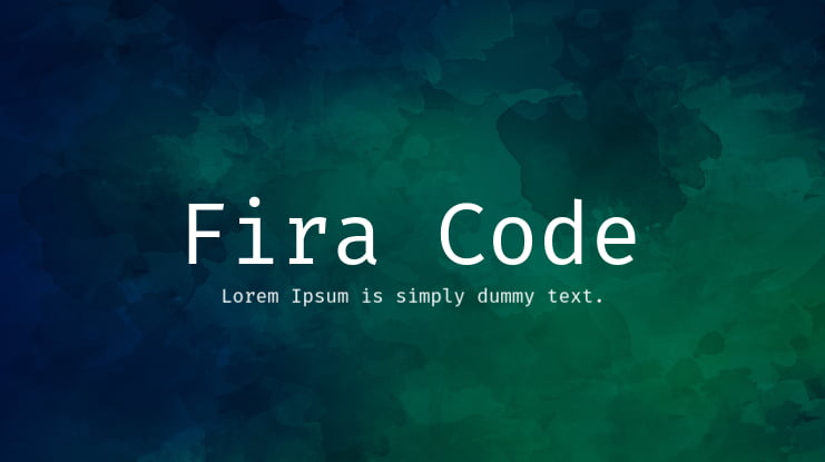 Fira Code Font Family
