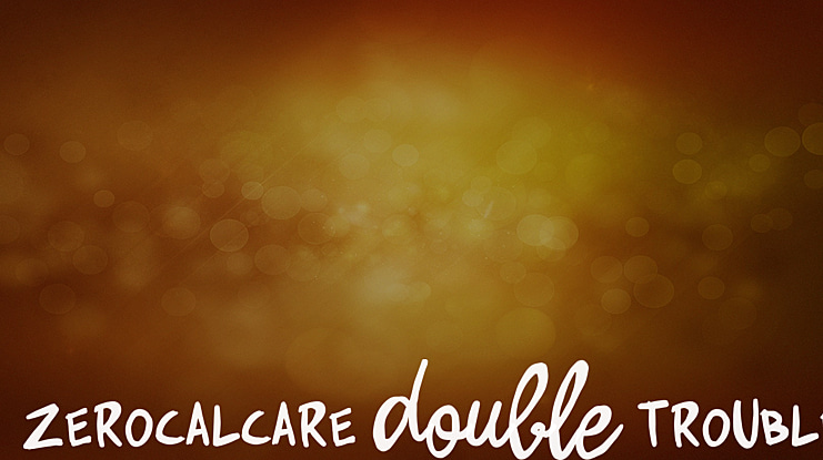 Zerocalcare Double Trouble Font Family