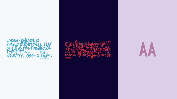 Zerocalcare Double Trouble Font Family