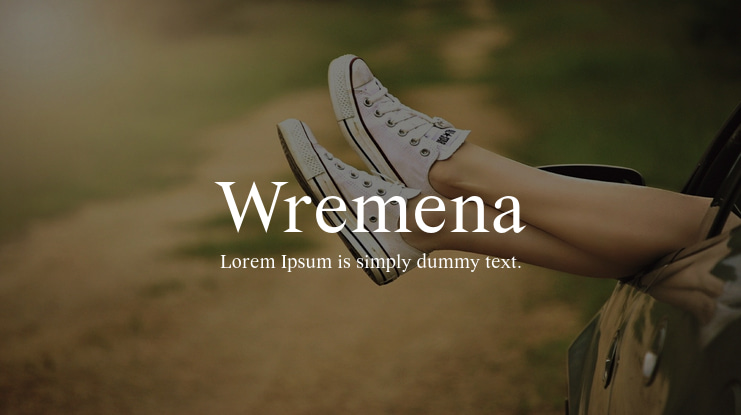Wremena Font Family