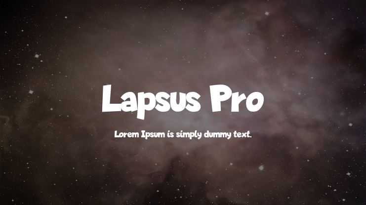 Lapsus Pro Font