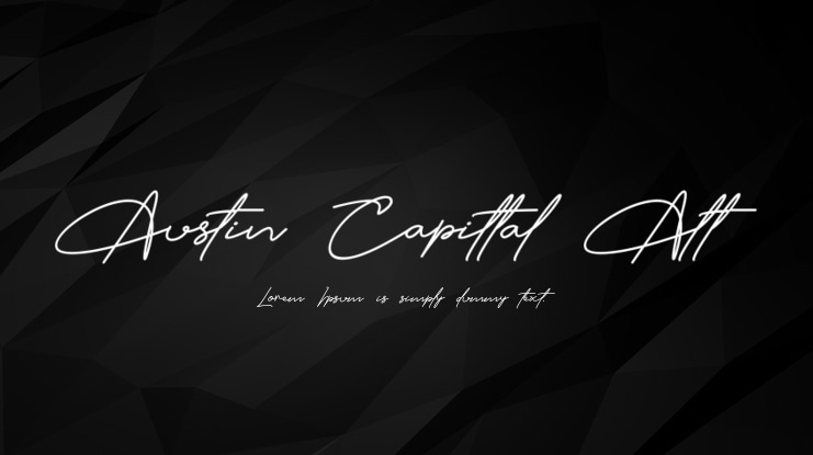 Austin Capittal Alt Font