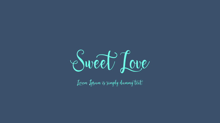Sweet Love Font