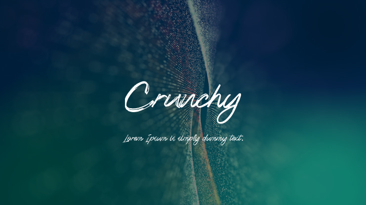 Crunchy Font
