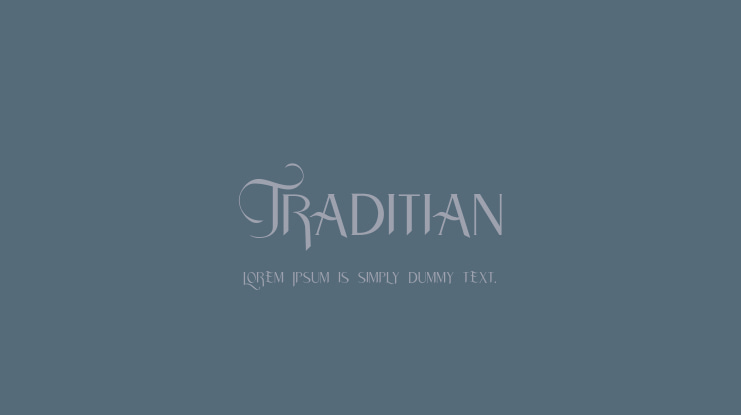 Traditian Font