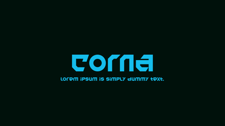 Corna Font