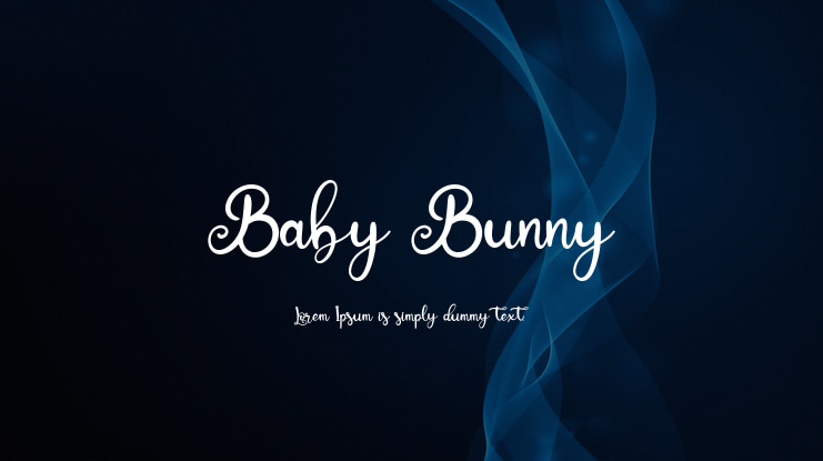 Baby Bunny Font