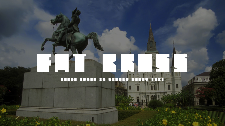 Fat Bross Font