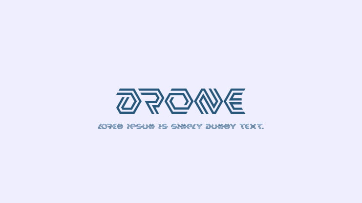 Drone Font