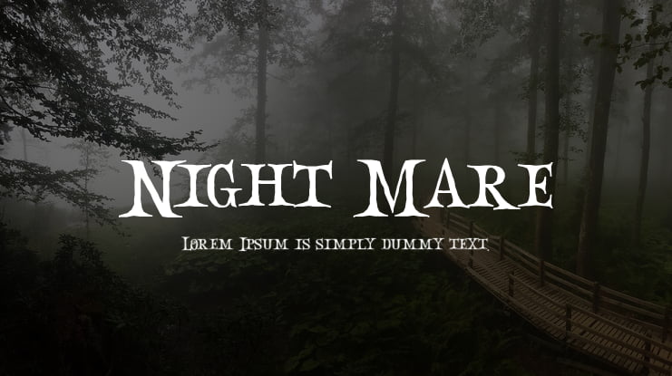 Night Mare Font