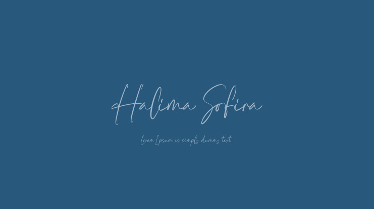 Halima Sofira Font