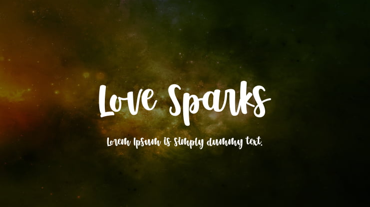 Love Sparks Font
