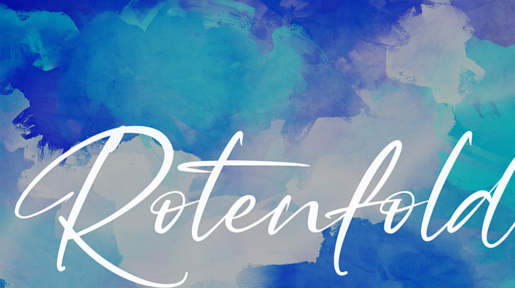Rotenfold Font