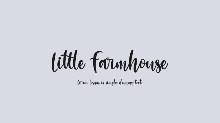 Little Farmhouse Font
