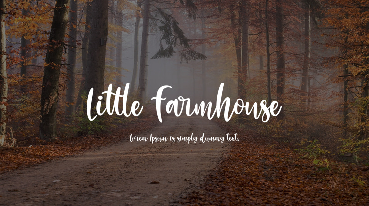Little Farmhouse Font