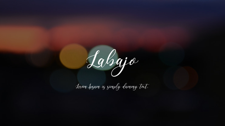 Labajo Font