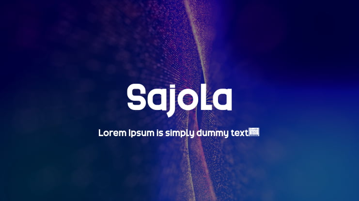 Sajola Font Family