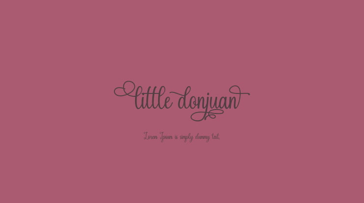 littledonjuan Font