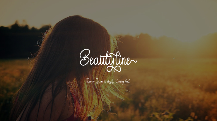 Beautyline Font