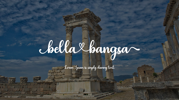bellabangsa Font