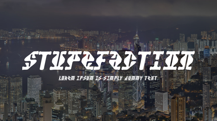 Stupefaction Font