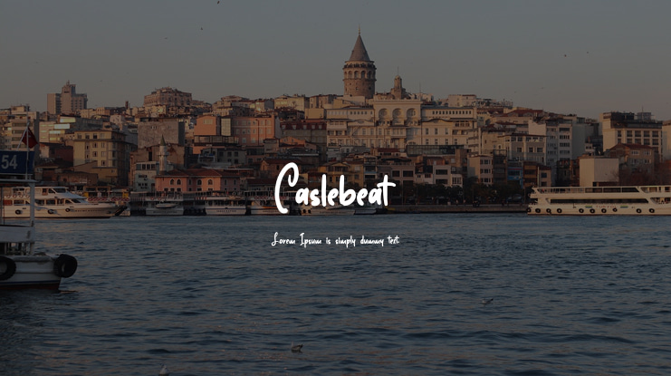 Caslebeat Font