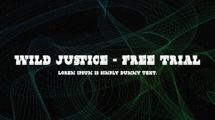 Wild Justice - Free Trial Font