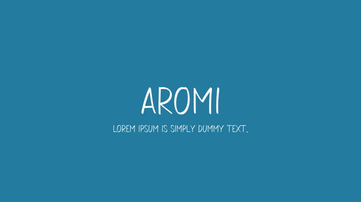 Aromi Font Family
