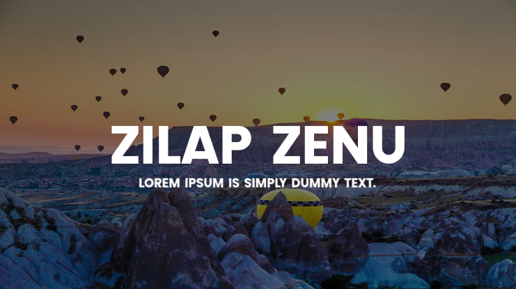 Zilap Zenu Font Family