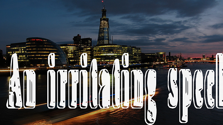 An Irritating Speck Font