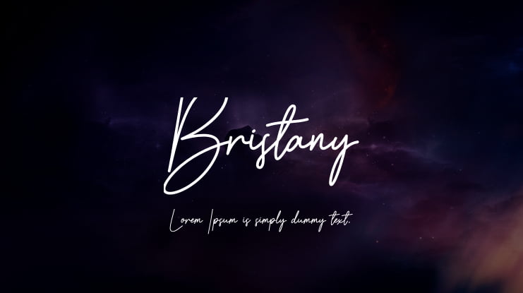 Bristany Font Family