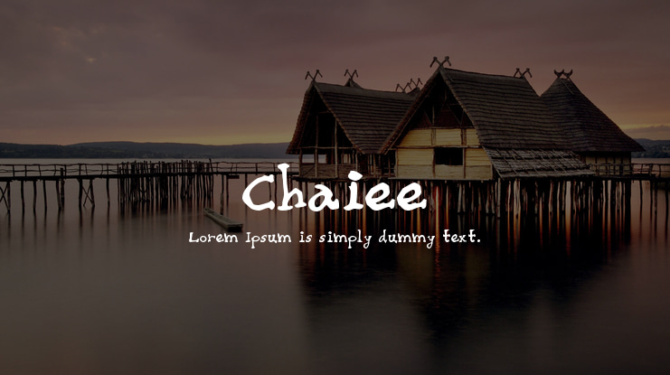 Chaiee Font Family