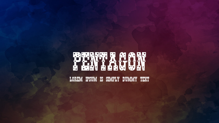 Pentagon Font