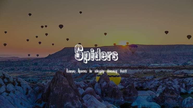 Spiders Font